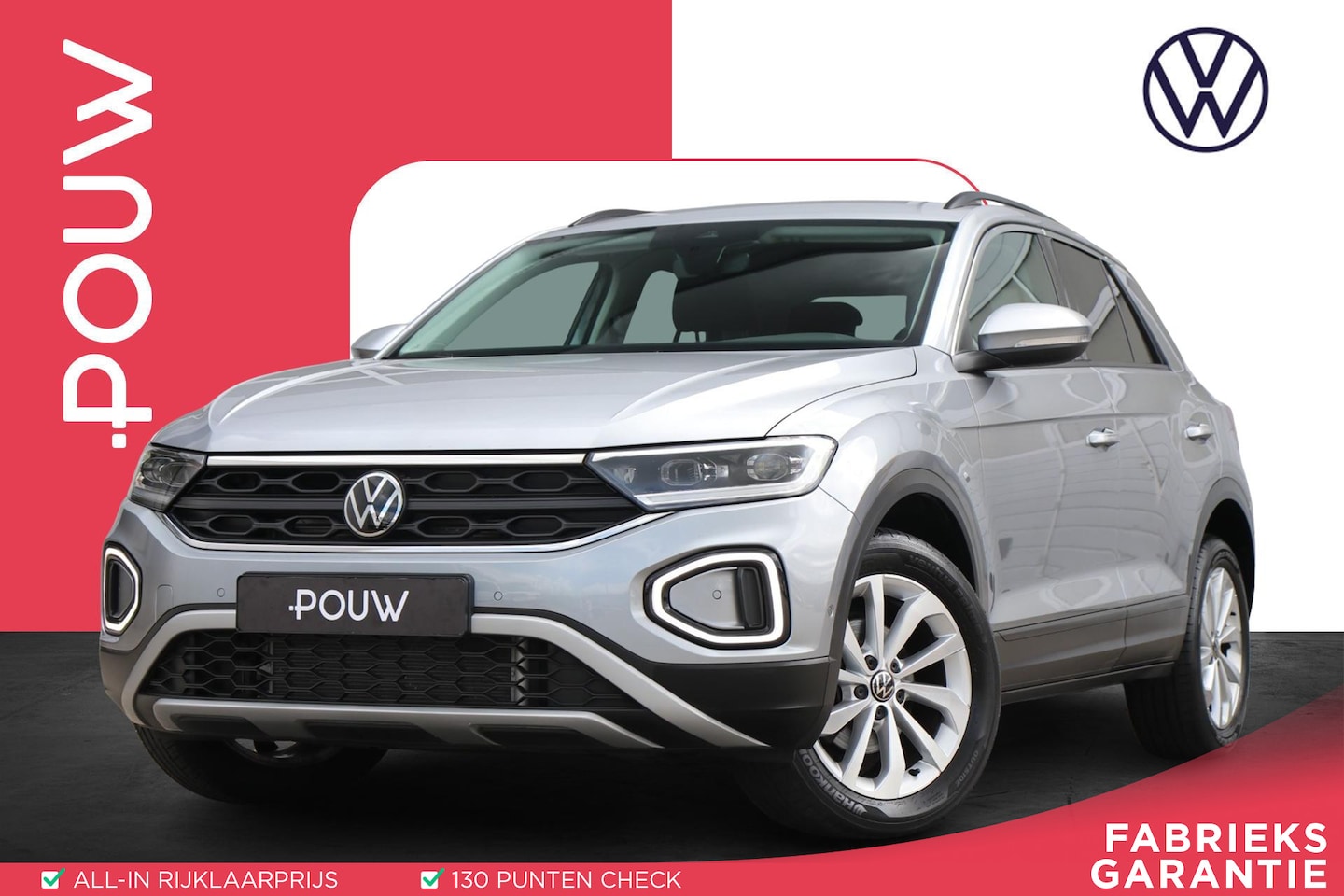 Volkswagen T-Roc - 1.5 TSI 150pk Life | App Connect Navigatie | IQ Light | Clima | Parkeersensoren - AutoWereld.nl