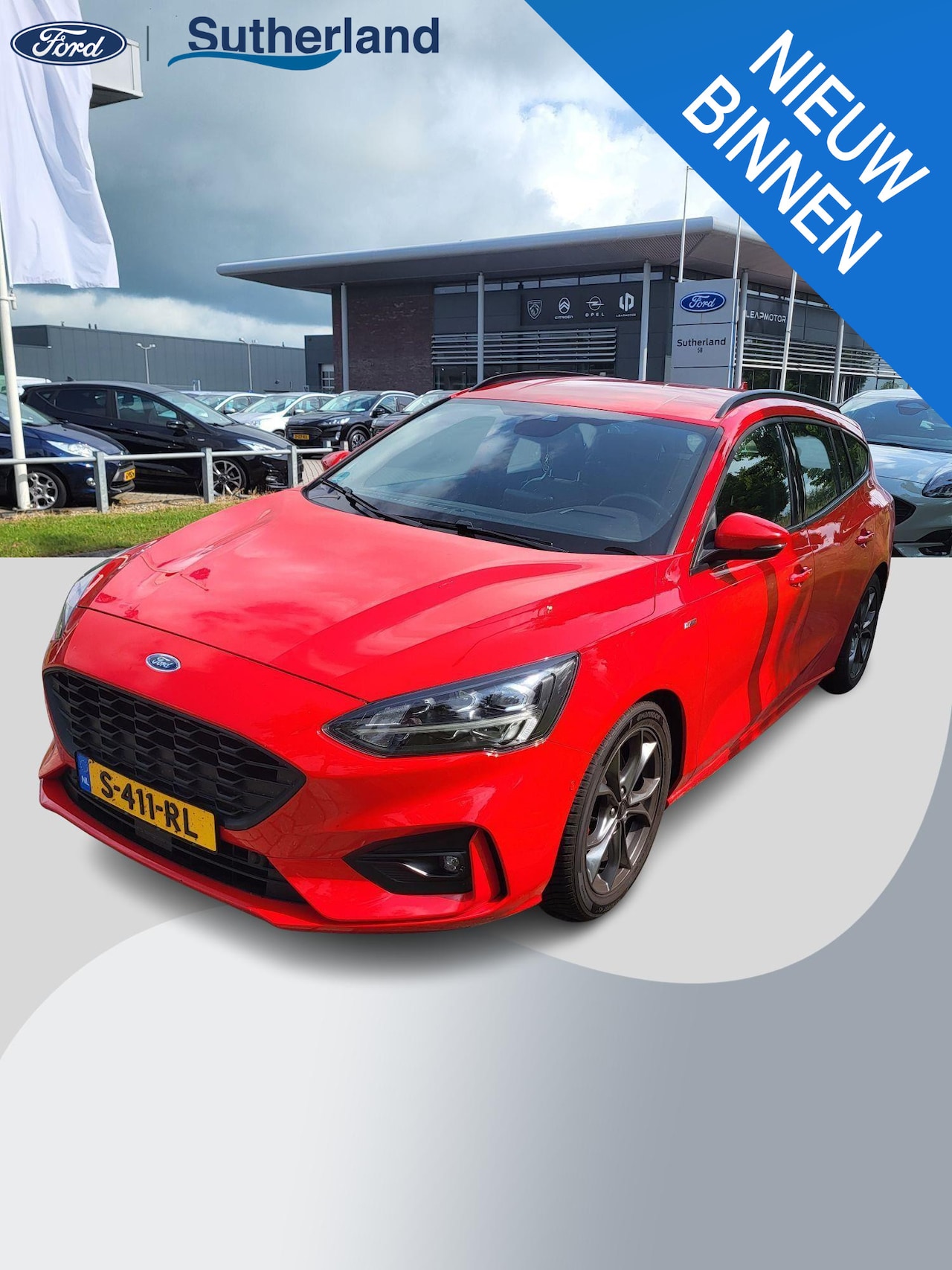 Ford Focus Wagon - 1.5 EcoBoost 182 PK ST Line Business | LED | Winterpack | BLIS | Adaptieve Cruise Control - AutoWereld.nl