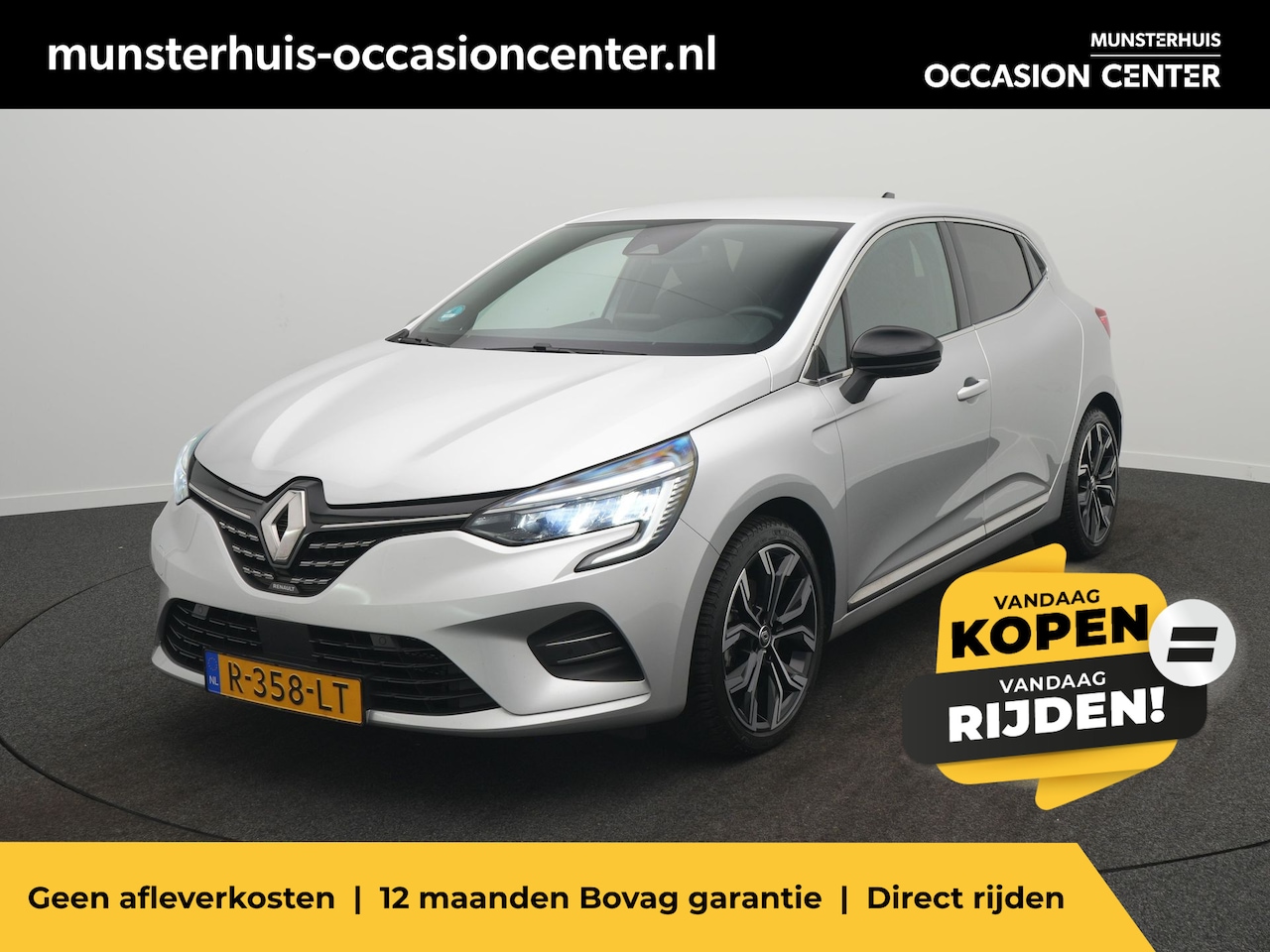 Renault Clio - 1.6 E-Tech Hybrid 145 Techno - RIJKLAARPRIJS - Achteruitrijcamera - All seasonbanden - 17 - AutoWereld.nl