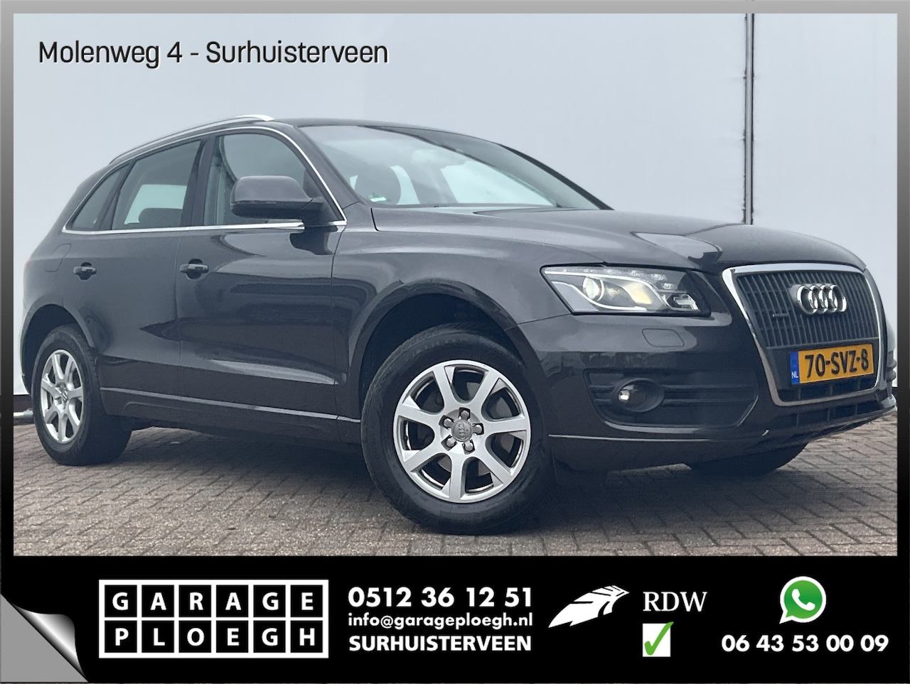 Audi Q5 - 2.0 TDI quattro Pro Line Automaat Trekhaak Leder Nav/Cruise Clima Nap! - AutoWereld.nl