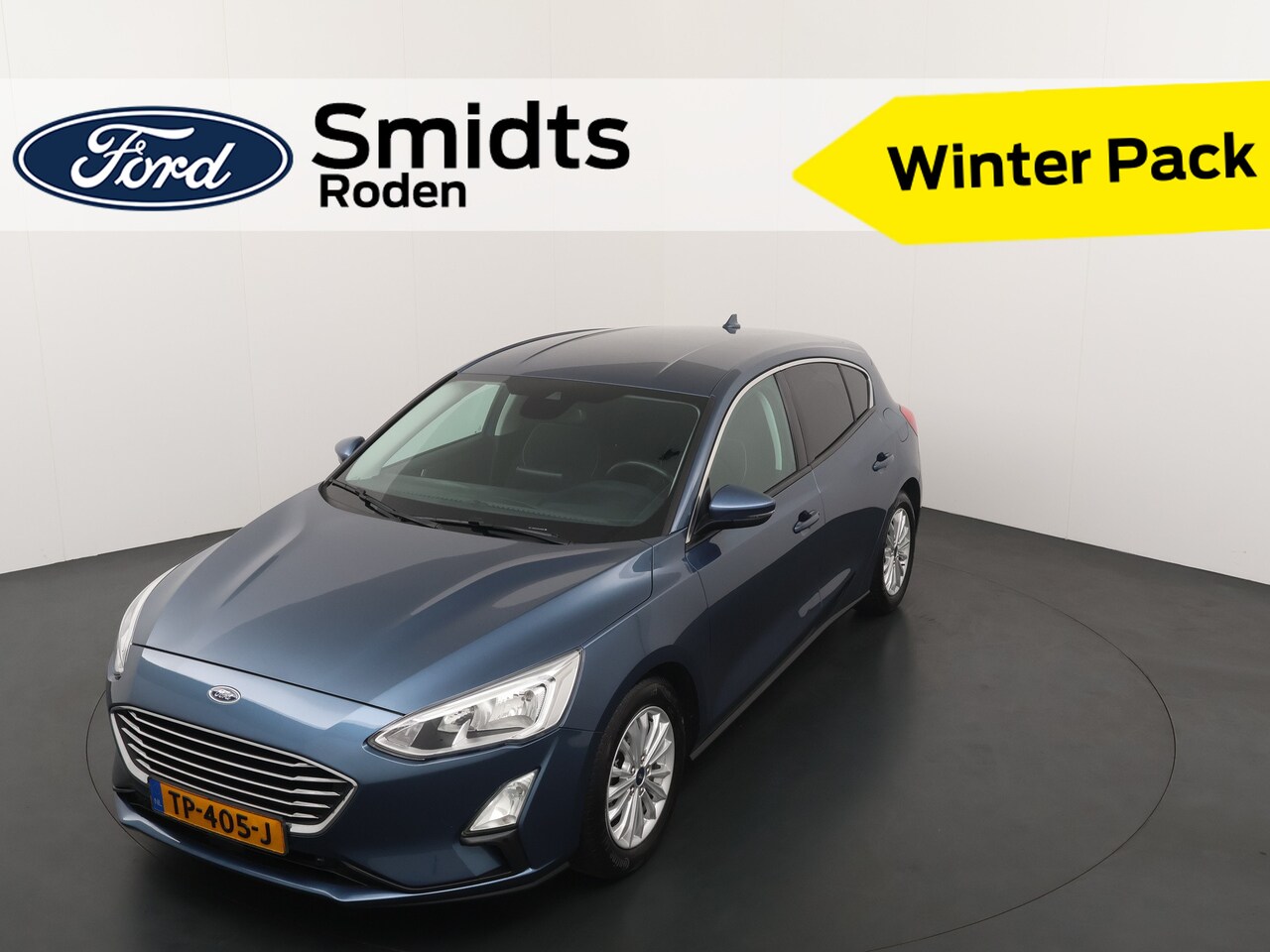 Ford Focus - EcoBoost 125PK Titanium Business | Trekhaak | Winter Pack | Keyless | Navi | Park. Sens. V - AutoWereld.nl