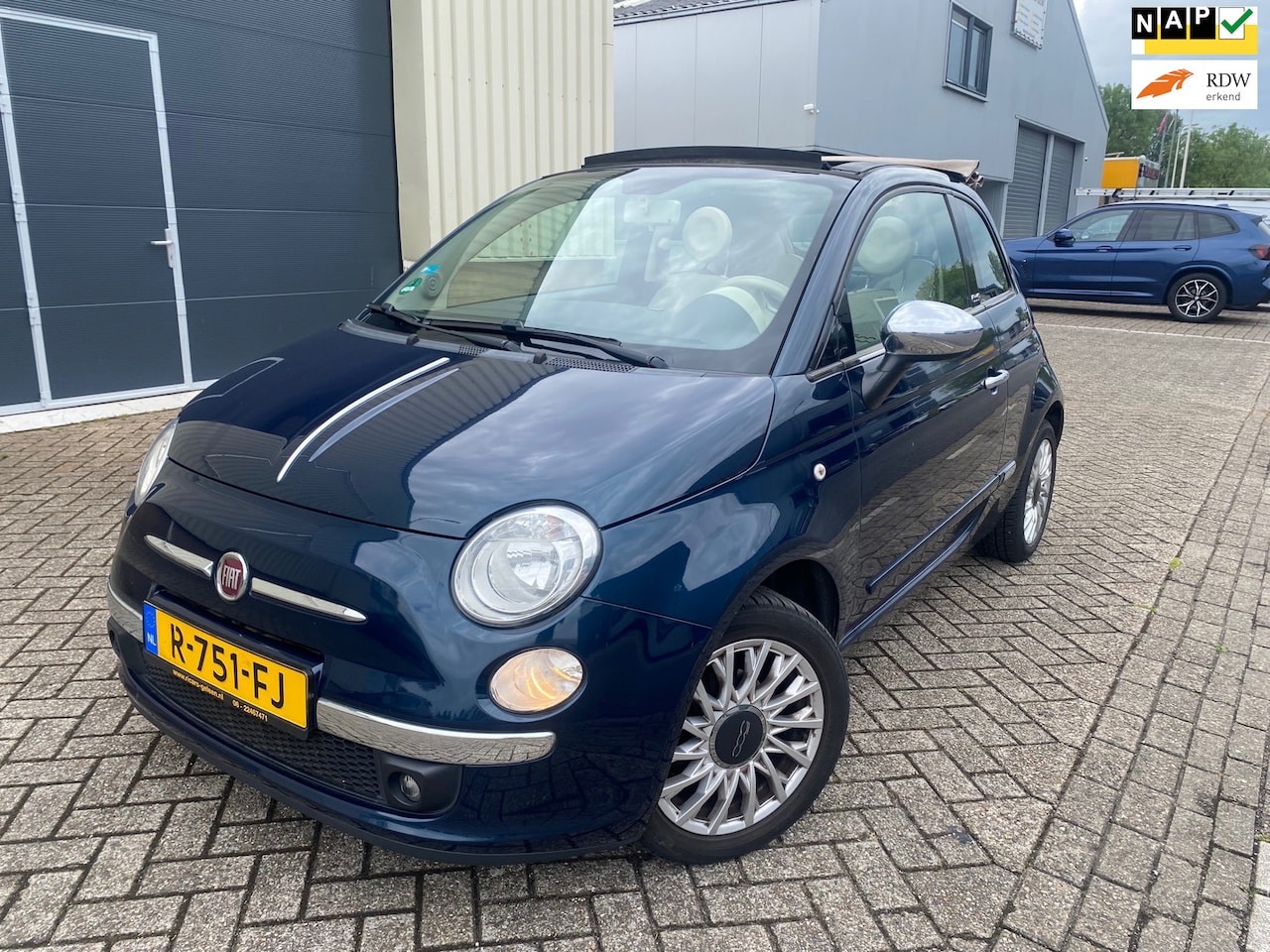 Fiat 500 C - 1.2 Lounge / CABRIO / APK / AIRCO / BOEKJES / GOED ONDERHOUDEN / MOTOR 100% / NETTE AUTO!! - AutoWereld.nl
