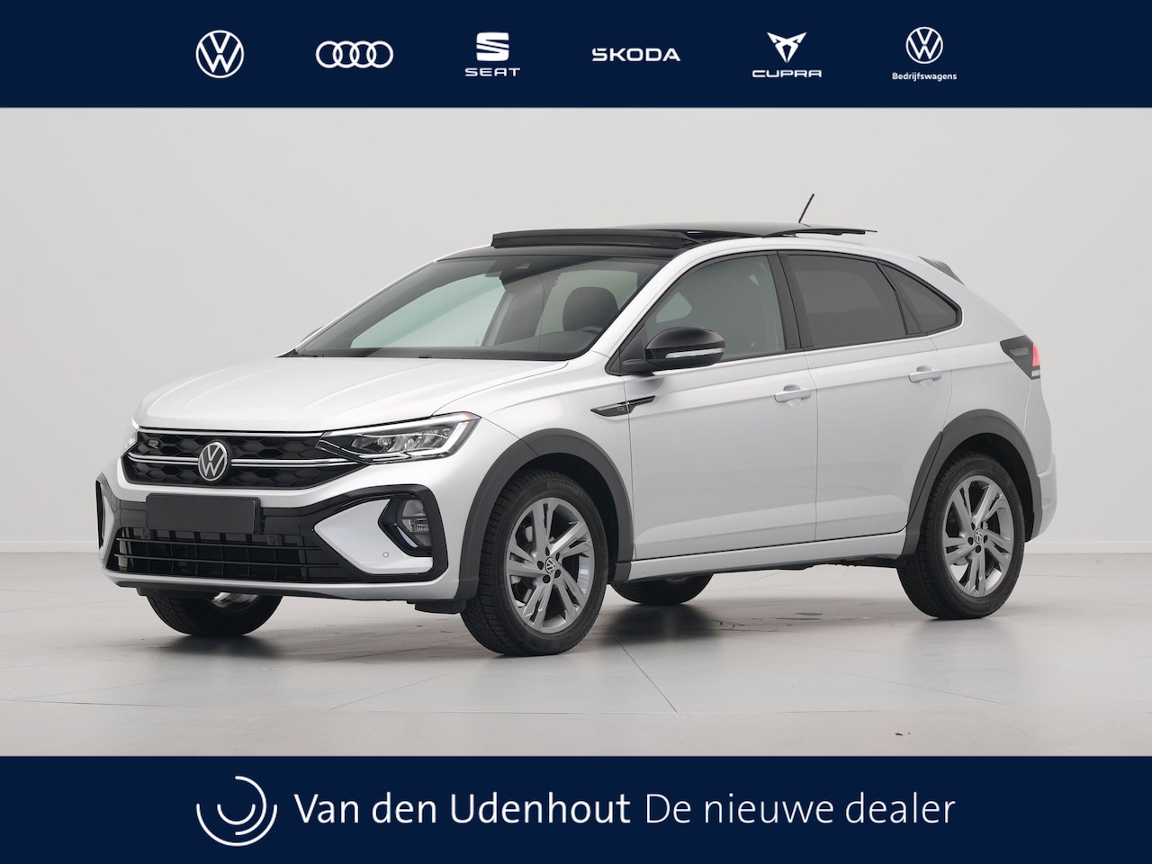 Volkswagen Taigo - 1.0 TSI 110pk DSG R-Line Panorama Navi via App Clima Acc Lm Velgen - AutoWereld.nl
