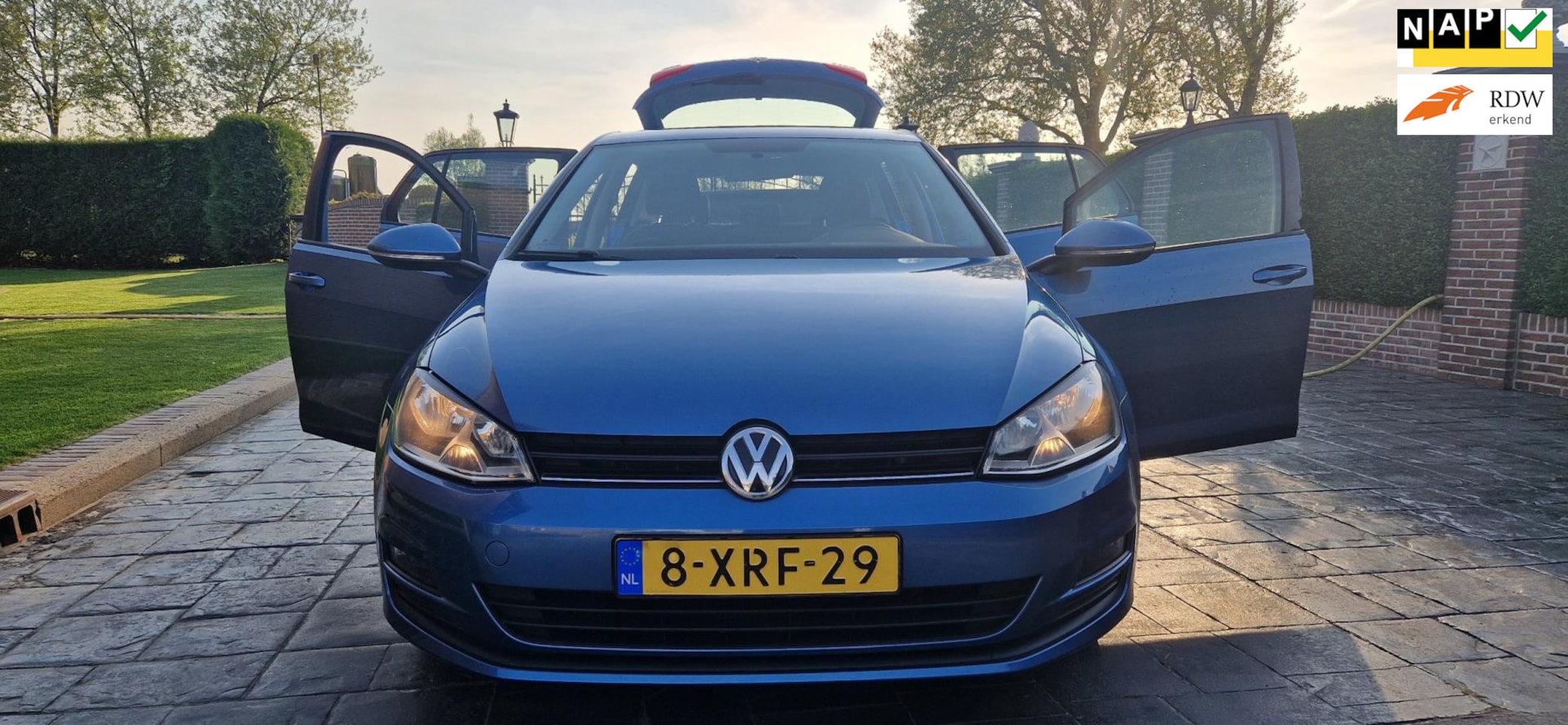 Volkswagen Golf - 1.6 TDI TDI 1e Eig Euro 6 Airco APK Dealer onderhoud Inruil mogelijk - AutoWereld.nl