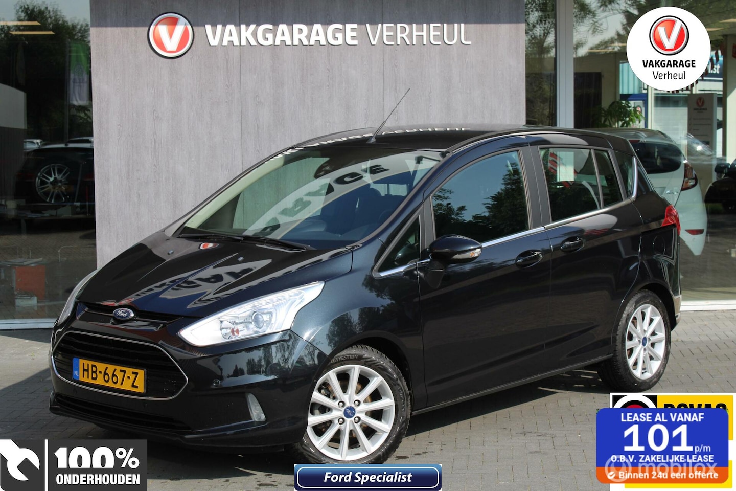 Ford B-Max - 1.0 EcoBoost Titanium|Camera|Navi|Nap - AutoWereld.nl