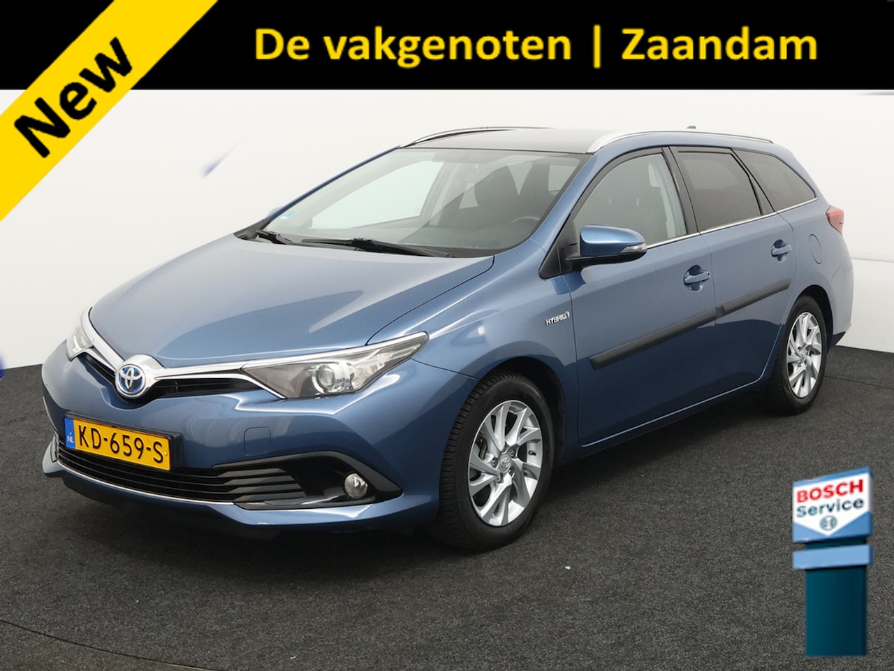Toyota Auris Touring Sports - 1.8 Hybrid Trend Trekhaak, cruise control, panoramadak, dakrails, Achteruirijcamera, Alarm - AutoWereld.nl