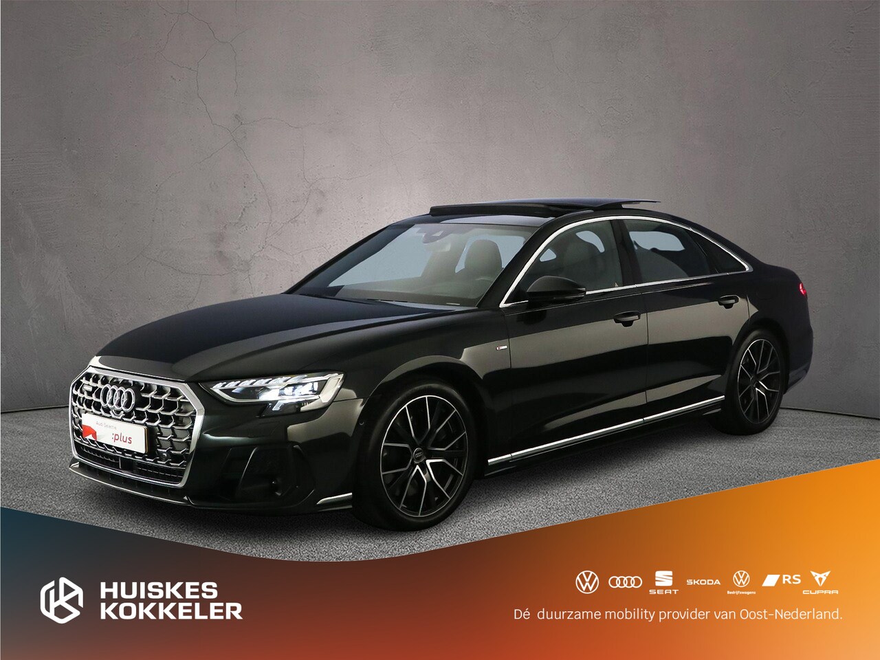 Audi A8 - 60 TFSI e quattro | 4-wielbesturing | Pano | Memory | Matrix | Headup | ACC | Parking | Ci - AutoWereld.nl