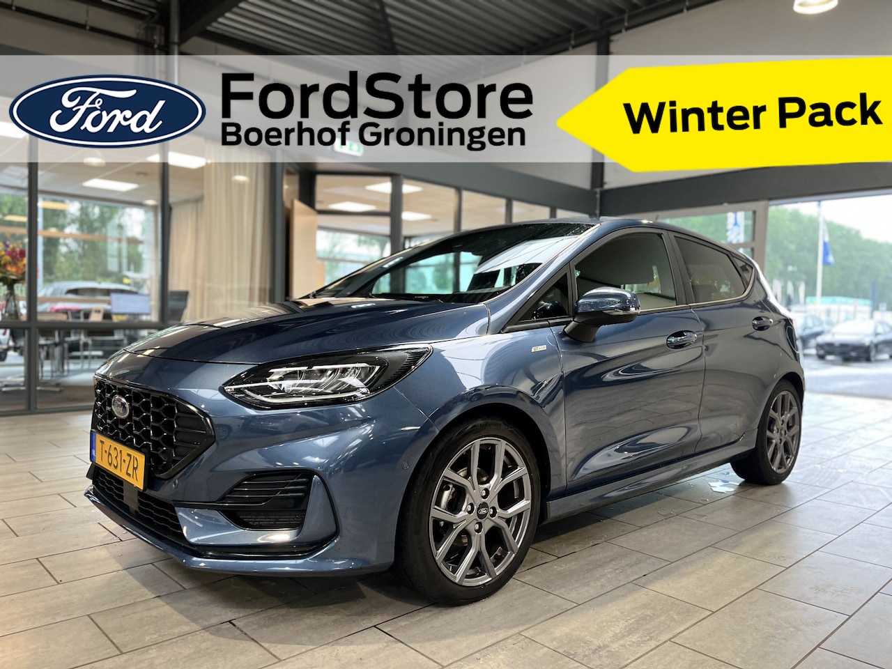 Ford Fiesta - EcoBoost 125PK Hybrid ST-Line X 1e Eigenaar | Winter Pack | Camera | B&O | Keyless | Cruis - AutoWereld.nl
