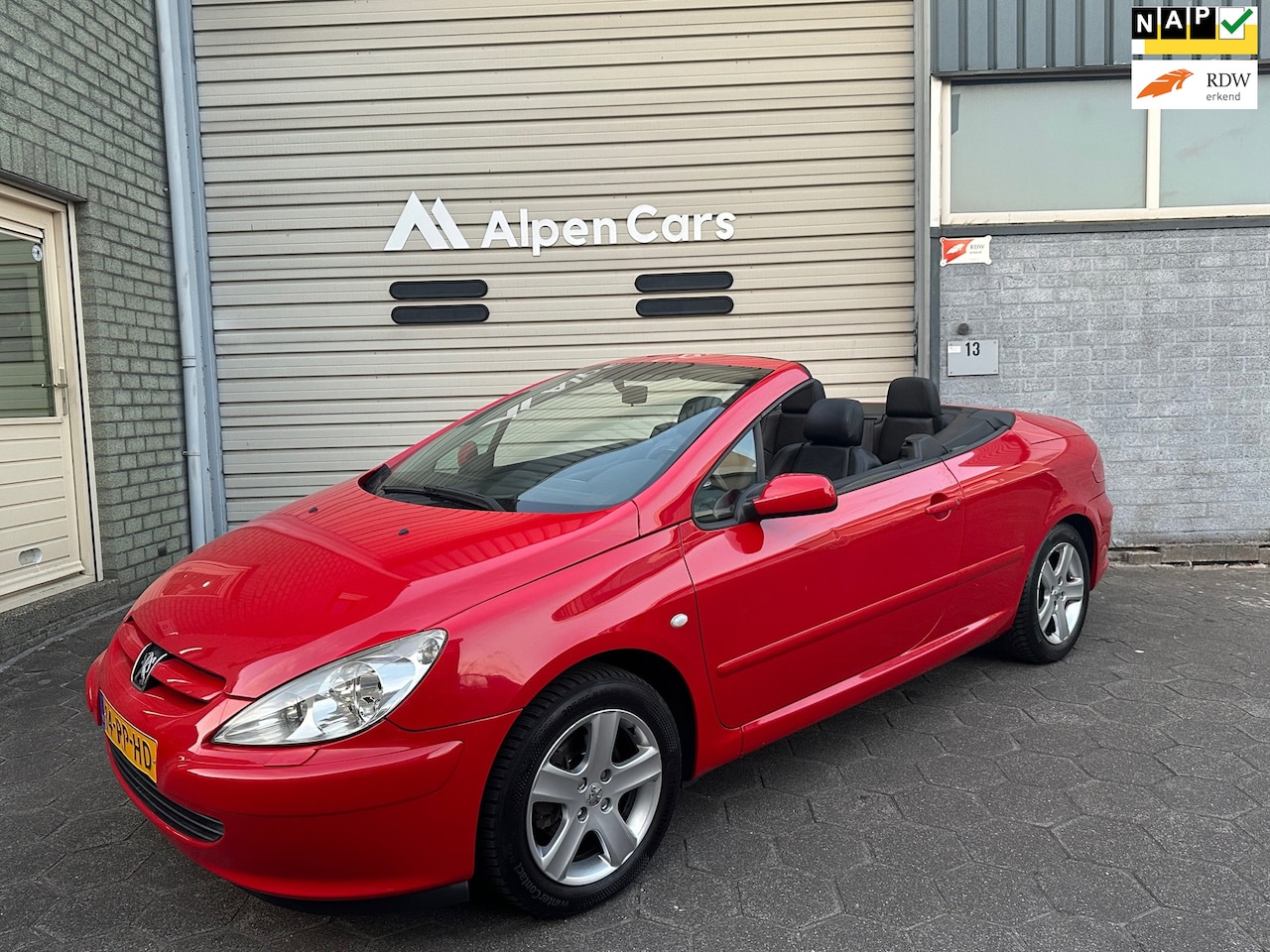 Peugeot 307 CC - 1.6-16V Cabrio / Airco / Cruise controle / Leer / APK 07-2026 - AutoWereld.nl