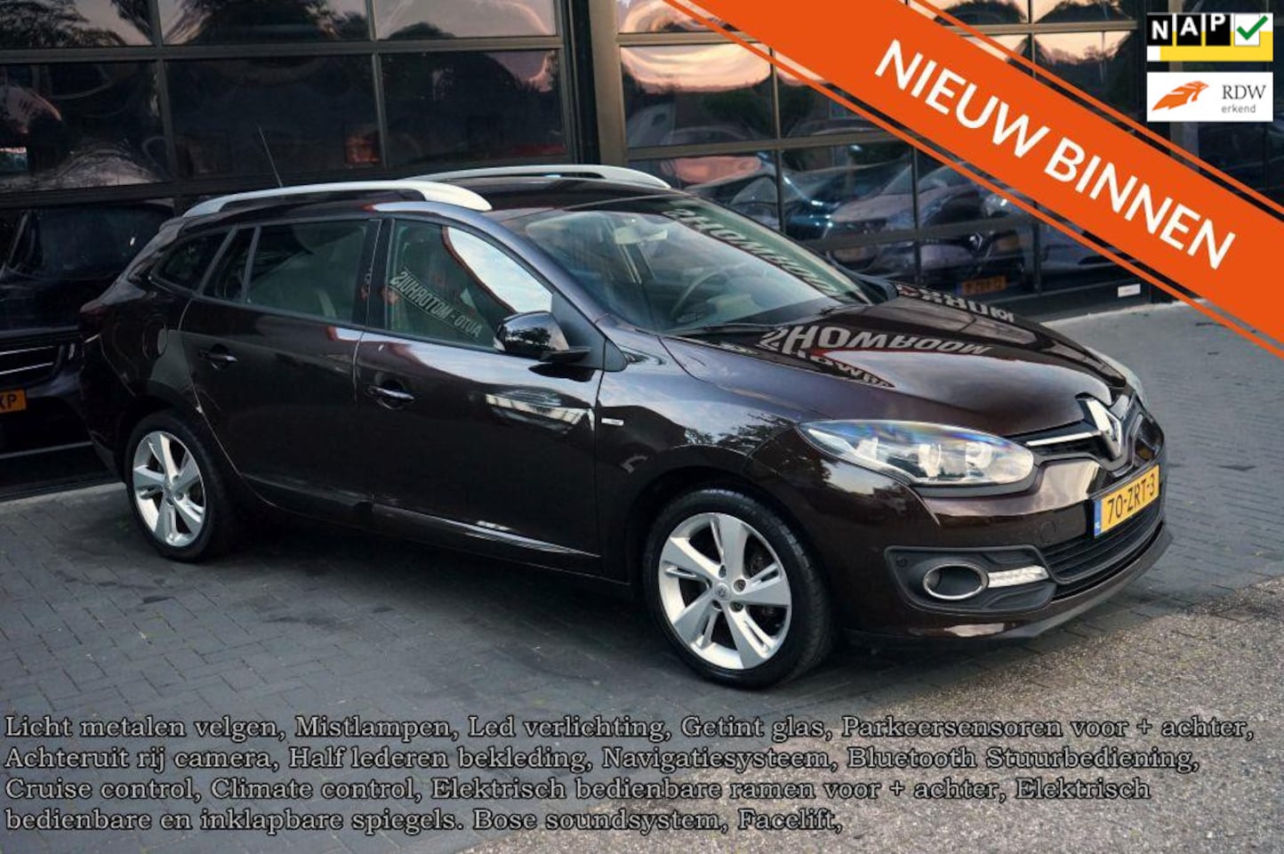 Renault Mégane Estate - 1.2 TCe Bose 1.2 TCe Bose, Camera, Led, Clima, Navi,CC - AutoWereld.nl
