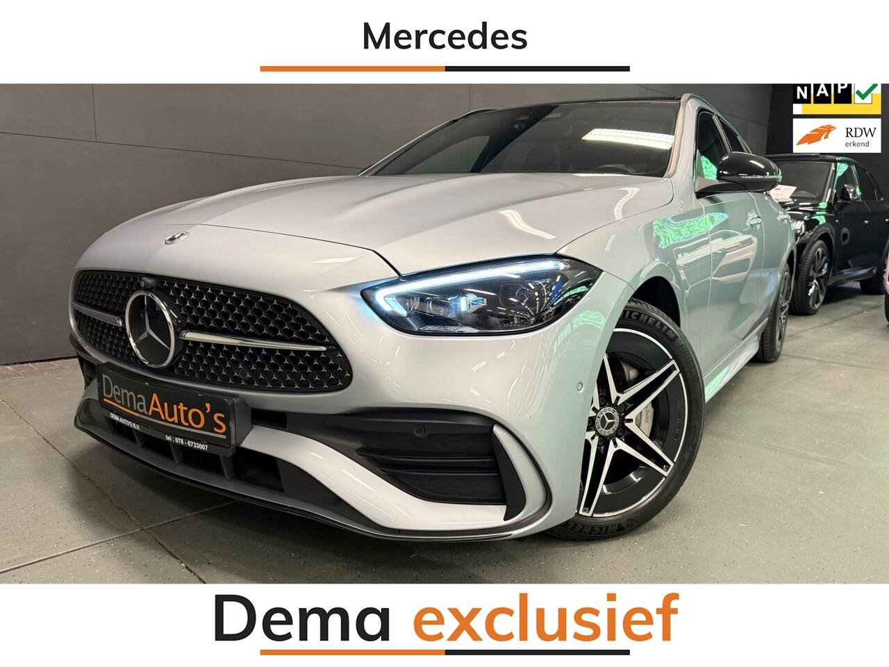 Mercedes-Benz C-klasse Estate - 300 e AMG Line PANO/BURMESTER/LEDER/DAB/CAM/STOEL-M/STOEL-VENTILATIE//// - AutoWereld.nl