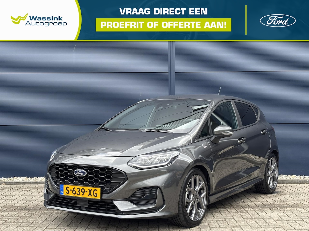Ford Fiesta - 1.0 EcoBoost Hybrid 125pk ST-Line | Cruise Control | Parkeer sensoren achter | Stoel en St - AutoWereld.nl