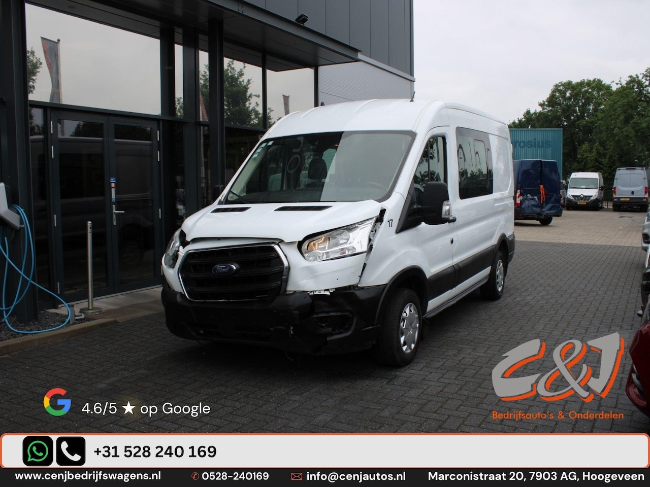 Ford Transit - 2.0TD 130pk 96kW M6 Trend Dubbele cabine l2 h1 - AutoWereld.nl