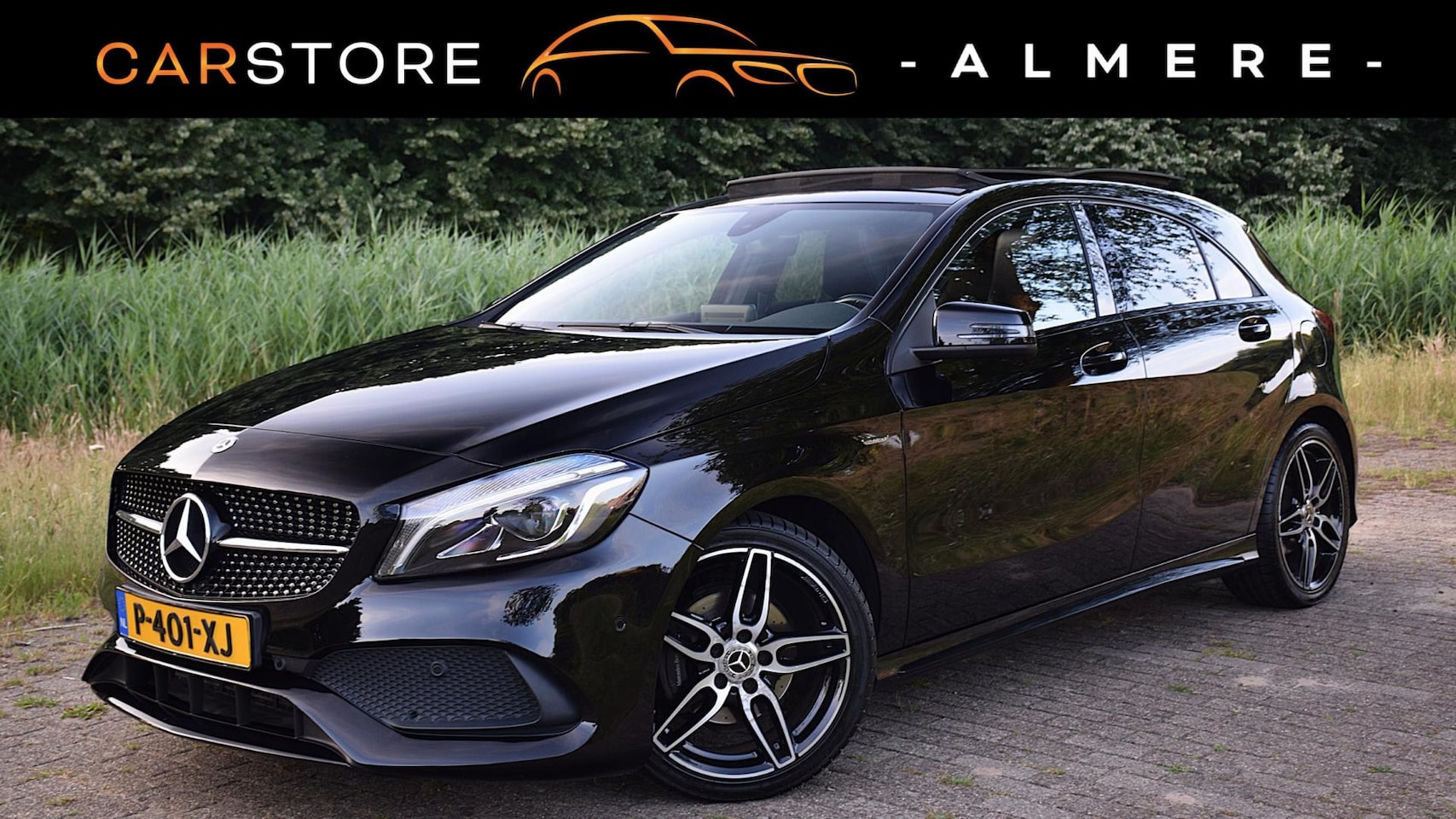 Mercedes-Benz A-klasse - 180 Sport Edition*AMG Pakket*NIGHT Pakket*Pano*AUT*SFEER*125Dkm* - AutoWereld.nl