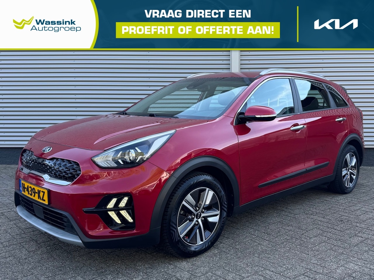 Kia Niro - 1.6 GDi Hybrid 141pk DCT6 DynamicLine | Navigatie | Climate Control | - AutoWereld.nl