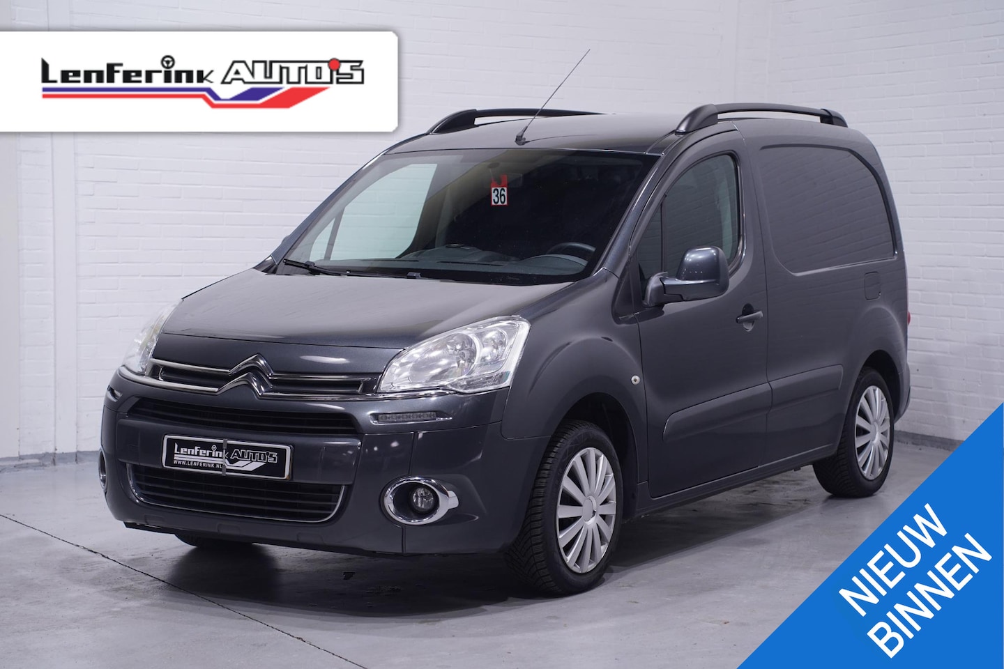 Citroën Berlingo - 1.6 e-HDI 90 pk Automaat Airco, Trekhaak, 3-Zits Cruise Control, NAP, LM Velgen, Nette Aut - AutoWereld.nl