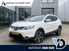 Nissan Qashqai - 1.2 Tekna | NL Auto/1e Eig./Navi/Pano.Dak/Clima/Cruise/360° camera/Stoelverwarming