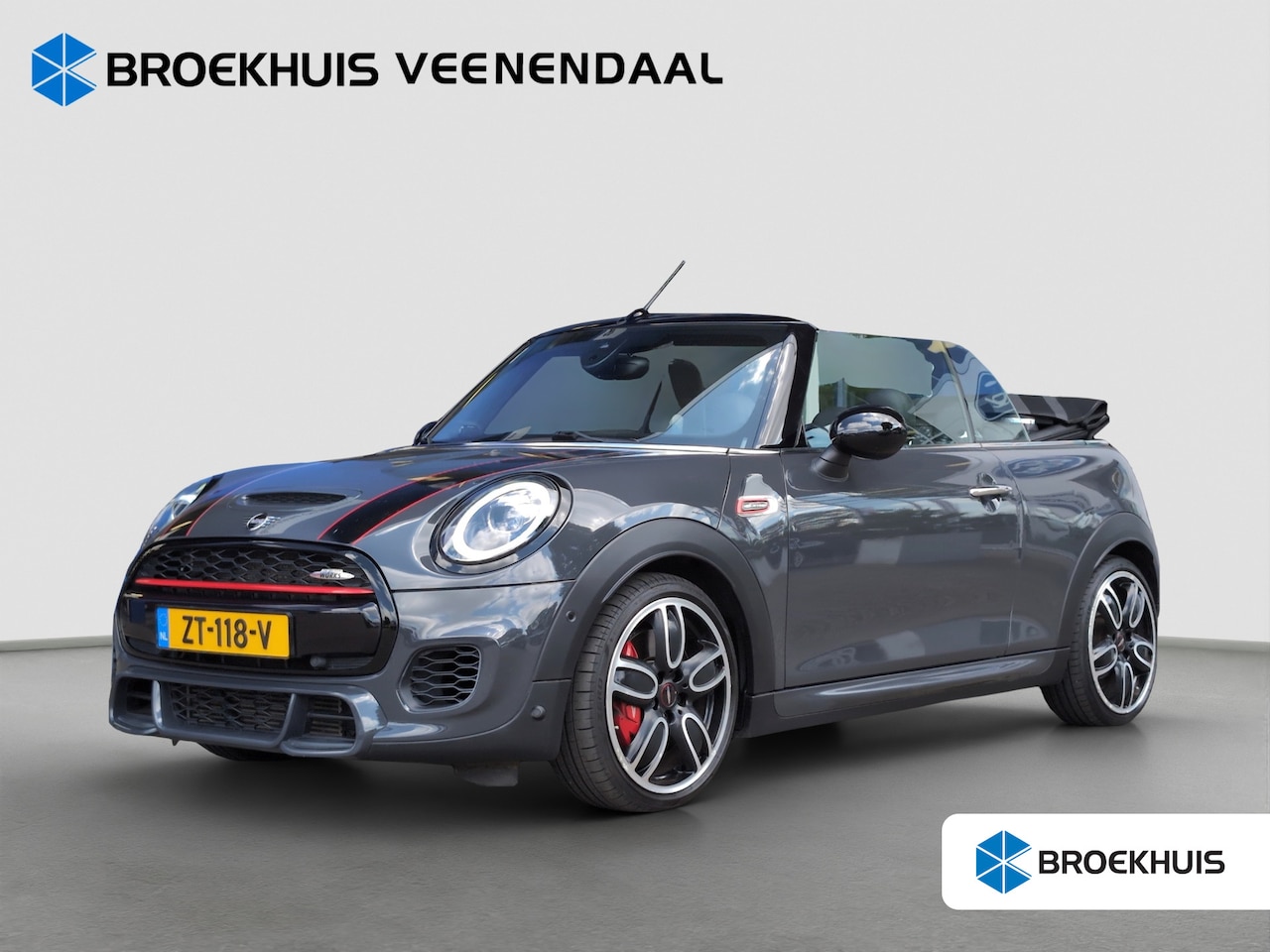 MINI Cabrio - Mini Cabrio 2.0 John Cooper Works | Org. NL | 1e eig. | Thunder Grey! | - AutoWereld.nl