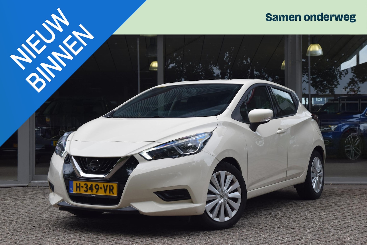 Nissan Micra - 1.0 IG-T Acenta Airco / Cruise control / Apple Carplay/ DAB Radio / etc - AutoWereld.nl
