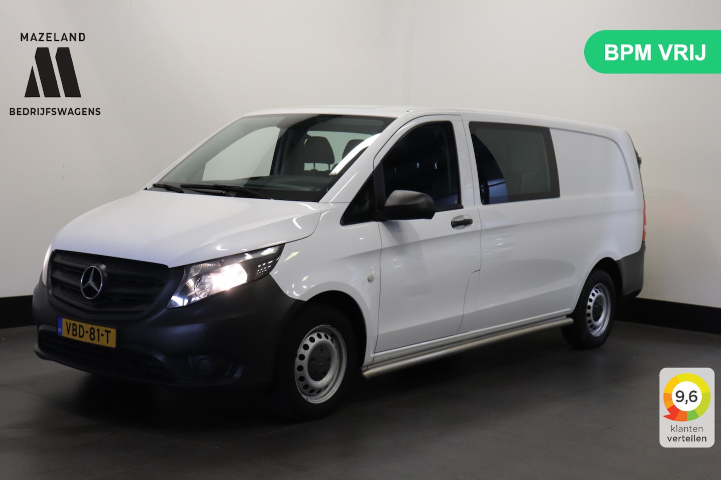 Mercedes-Benz Vito - 114 CDI XL Dubbele Cabine Automaat EURO 6 - Airco - Navi - Cruise - € 21.950,- Excl. - AutoWereld.nl
