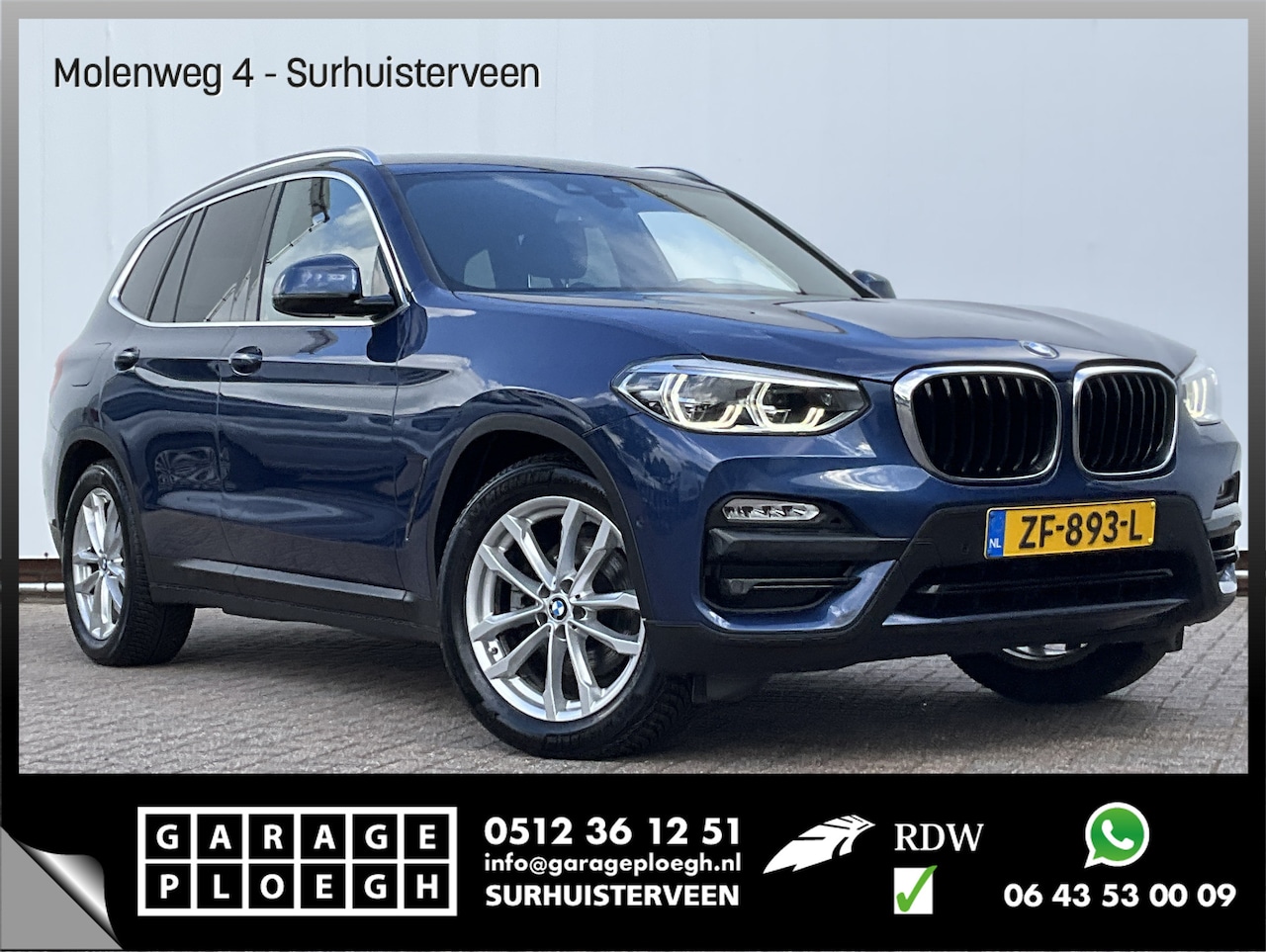 BMW X3 - xDrive20i High Executive M-Sport Trekhaak Leder Led Elek.Klep Cam Onderhouden! - AutoWereld.nl