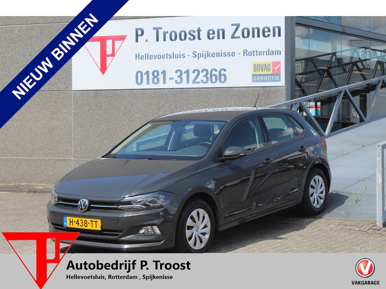 Volkswagen Polo - 1.0 TSI Comfortline Airco/Adaptive cruise control/Parkeersensoren rondom/Bluetooth/Park as - AutoWereld.nl