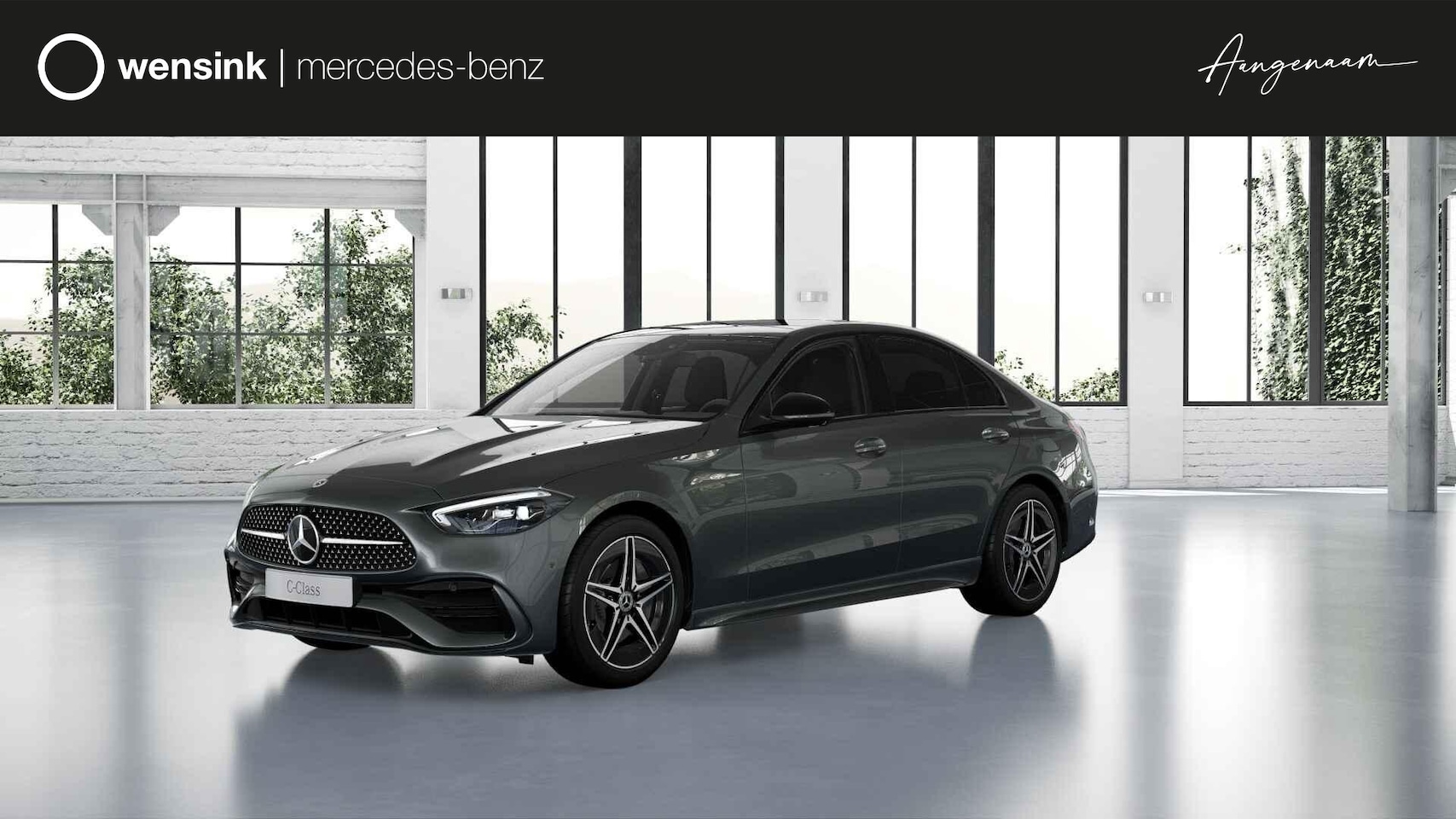 Mercedes-Benz C-klasse - 300e Business Solution AMG | Panoramaschuifdak | Night  | 360°camera | Stoelverwarming voo - AutoWereld.nl