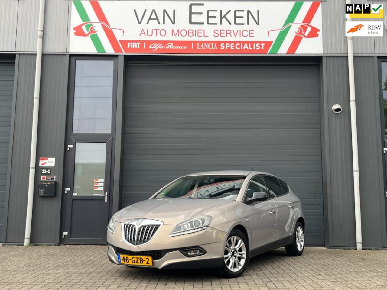 Lancia Delta - 1.4 Turbo 120 PK Oro Airco/NAP/Half leer/LM Velgen - AutoWereld.nl
