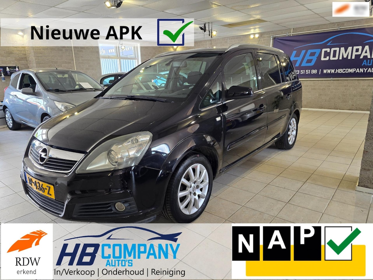 Opel Zafira - 1.8 Business 7 Persoons | Stoelverwarming | Airco | Parkeersensoren | Nieuwe APK - AutoWereld.nl