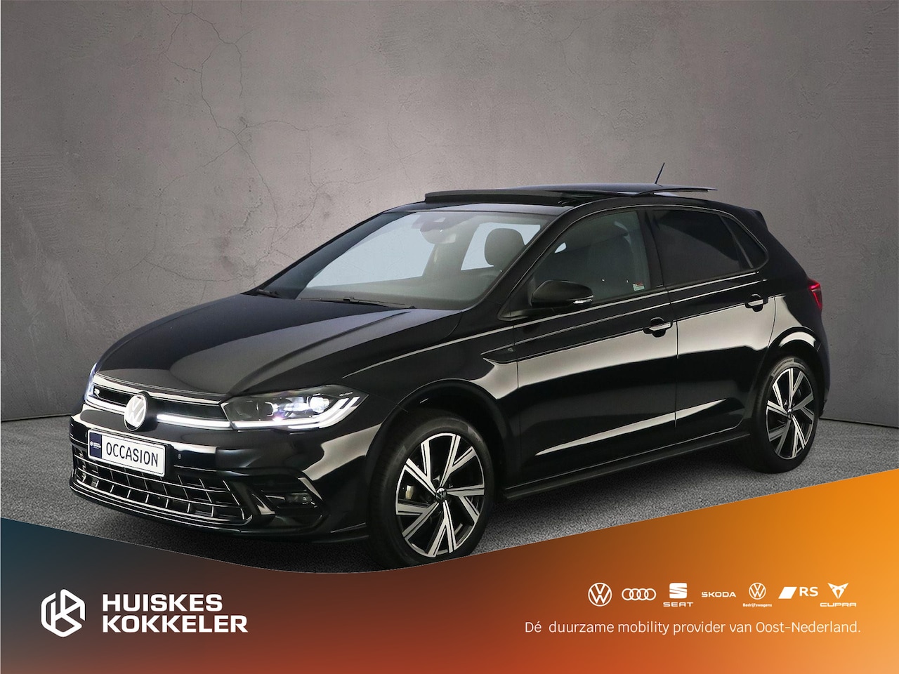 Volkswagen Polo - R-Line 1.0 TSI 95pk DSG Automaat Panoramadak, Beats audio, Achteruitrijcamera, Adaptive cr - AutoWereld.nl