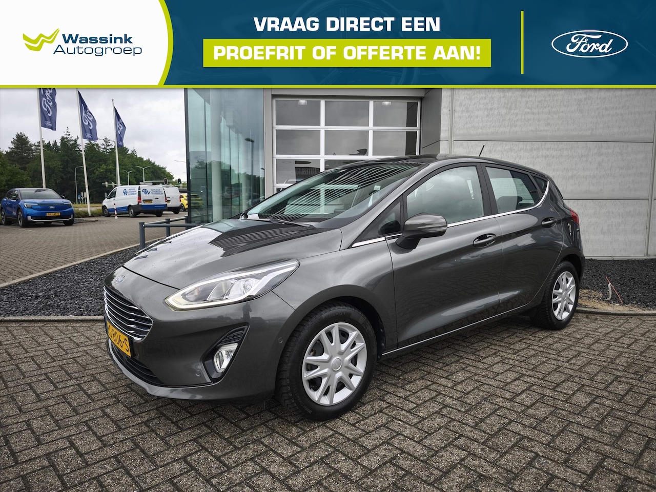 Ford Fiesta - 1.0 EcoBoost 100pk 5dr First Edition | Camera | Adaptive cruise control | Navigatie - AutoWereld.nl