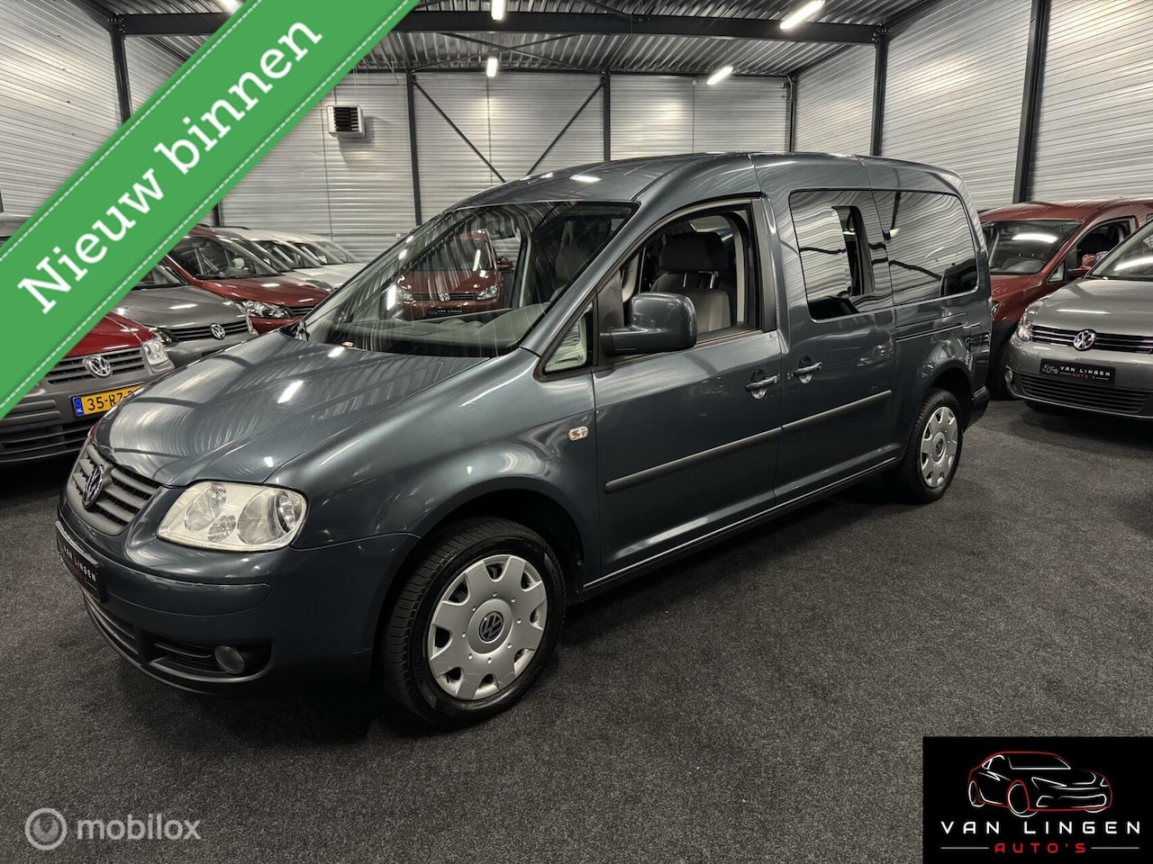 Volkswagen Caddy Maxi - 1.6 Comfortline Airco|Trekhaak|Apk Nw - AutoWereld.nl