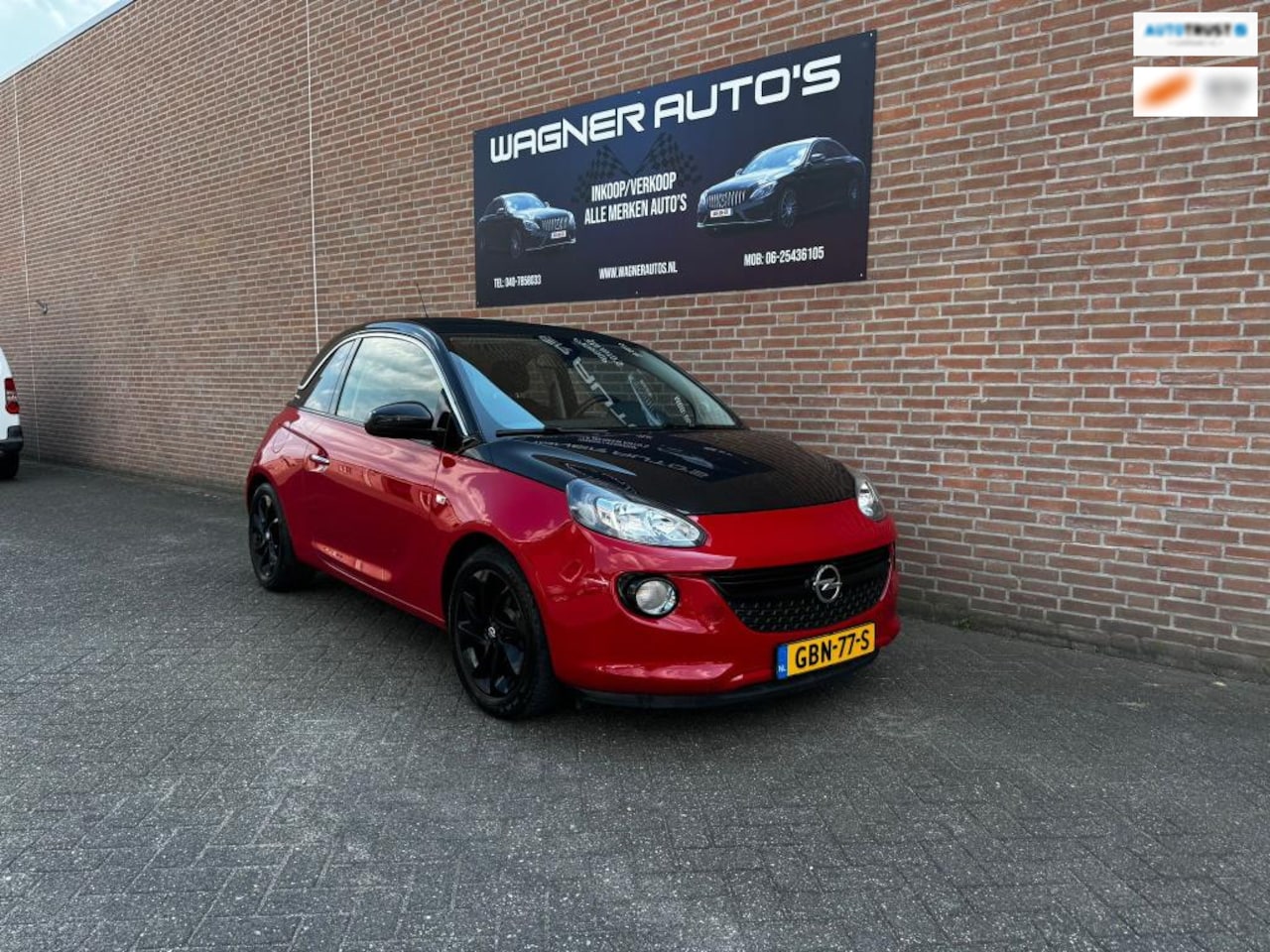 Opel ADAM - 1.4 CABRIO BLACK JACK EDITION DEALER ONDERHOUDEN! - AutoWereld.nl