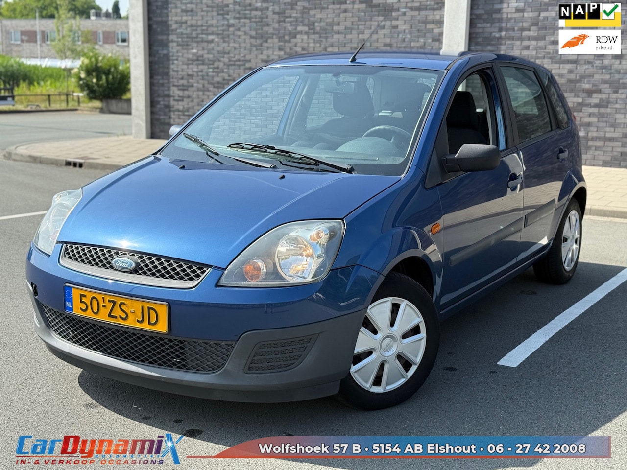 Ford Fiesta - 1.3-8V Cool & Sound | Elek. Ramen | Handsfree | Airco | Rijd Schakelt Goed - AutoWereld.nl
