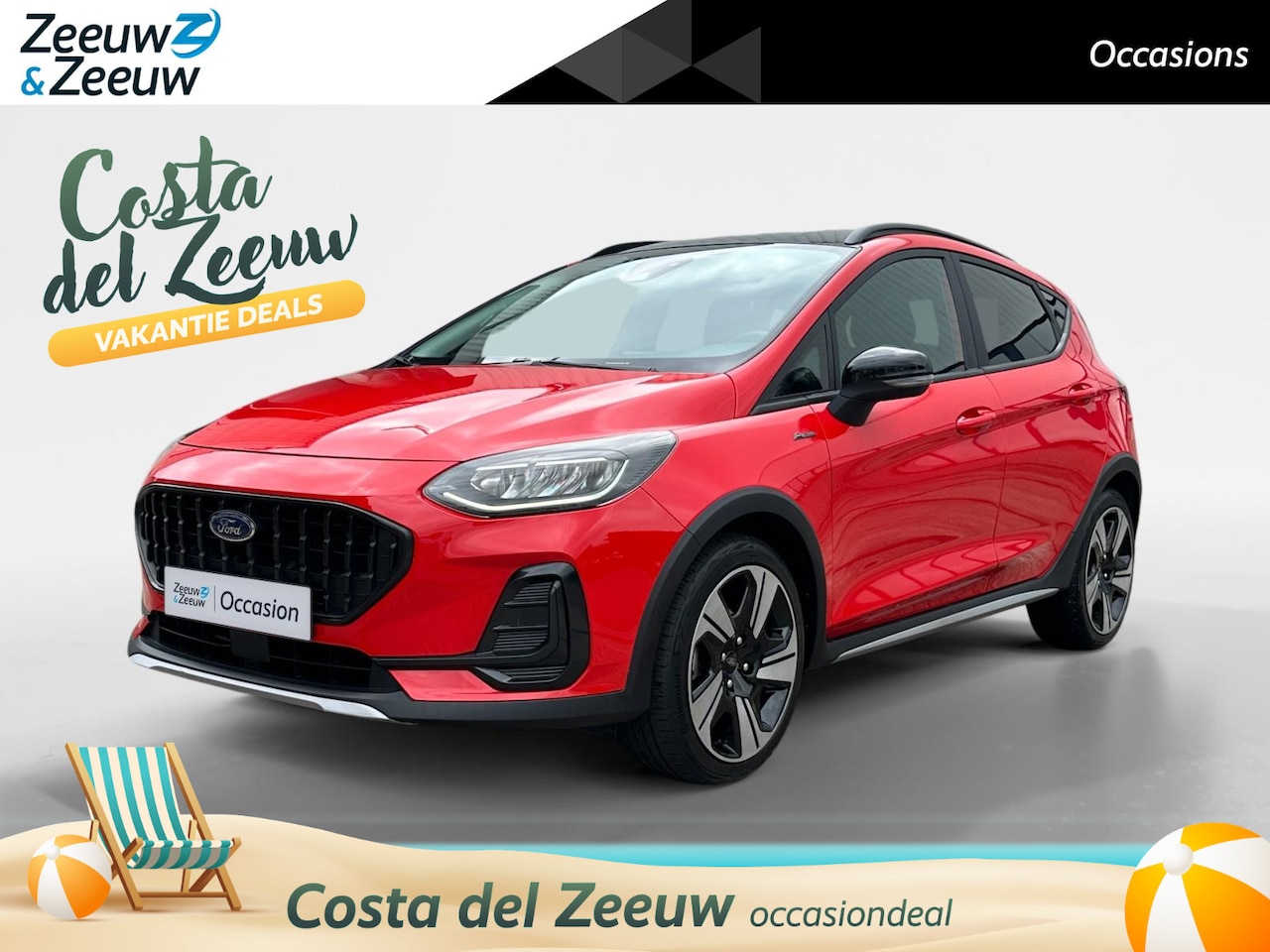 Ford Fiesta - Hybrid Active X | Dealer onderhouden | Cruise control | Apple carplay en Android auto | Na - AutoWereld.nl