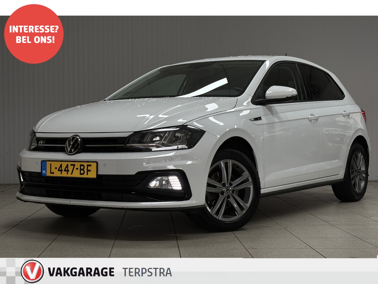 Volkswagen Polo - 1.0 TSI R-Line/ 111pk!/ Automaat!/ Trekhaak/ 16'' LMV/ Apple + Android/ DAB+/ Sportstoelen - AutoWereld.nl