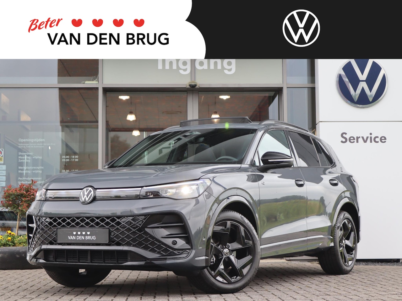Volkswagen Tiguan - 1.5 eTSI 150 pk DSG R-Line Edition | Panoramadak | Black Style | Navigatie | IQ Light | Ap - AutoWereld.nl