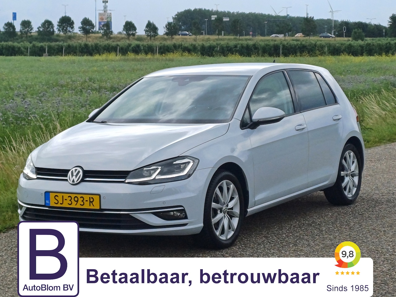 Volkswagen Golf - 1.4 TSI Highline /White Silver/LED/Digi Dash/Navi/17"/Ad Cruise/ - AutoWereld.nl