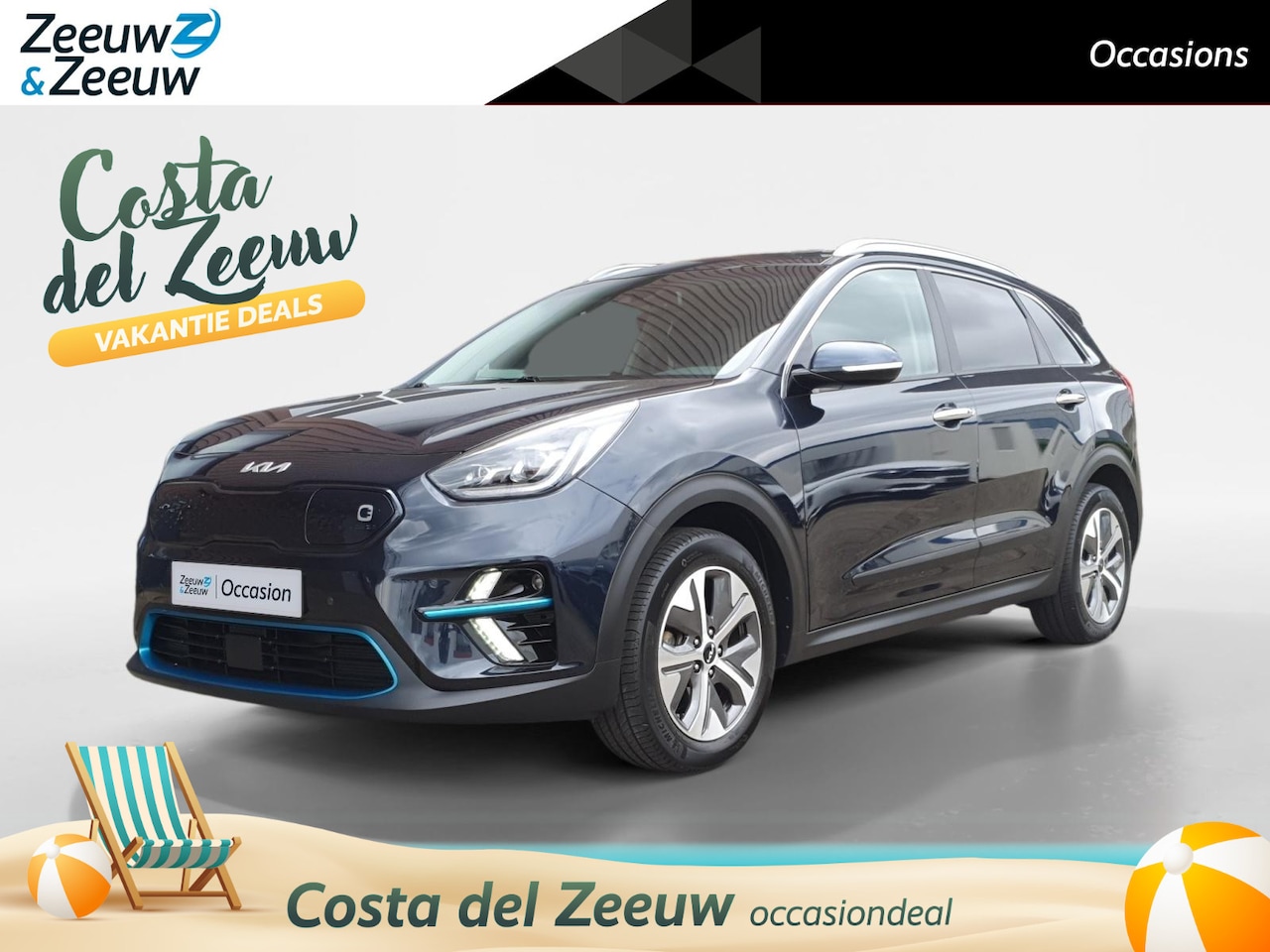 Kia e-Niro - DynamicPlusLine 64 kWh | Schuifdak | Stroel en stuurverwarming | Navigatie | Camera | Appl - AutoWereld.nl