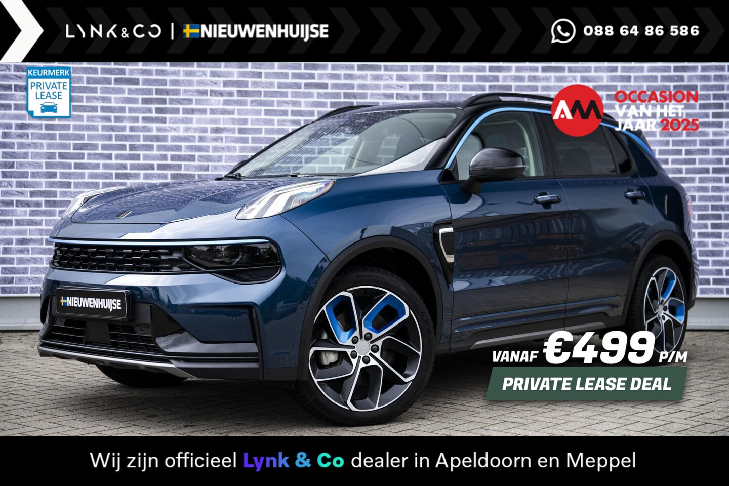 Lynk & Co 01 - 1.5 Plug-in Hybrid | 69 KM Elektrisch Rijden | Panoramadak | Adaptive cruise control | Cam - AutoWereld.nl