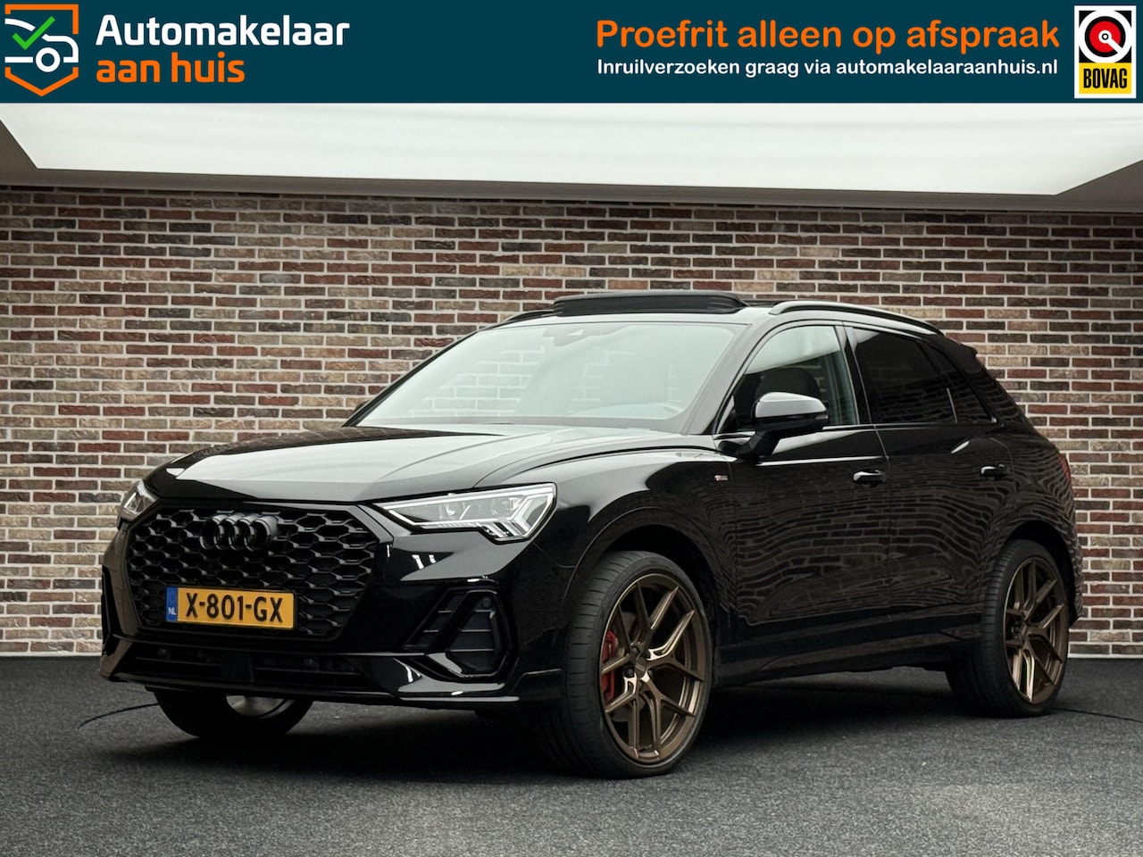 Audi Q3 - 40 TFSI 190PK Quattro S-line MEMORY DAK VOSSEN 21INCH ALCANTARA STUURWIEL - AutoWereld.nl