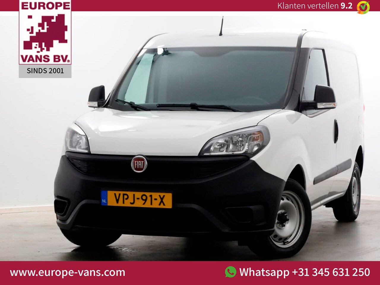 Fiat Doblò Cargo - 1.6 MultiJet 105pk L1H1 Airco/Cruise Control/3 Pers. 03-2022 - AutoWereld.nl