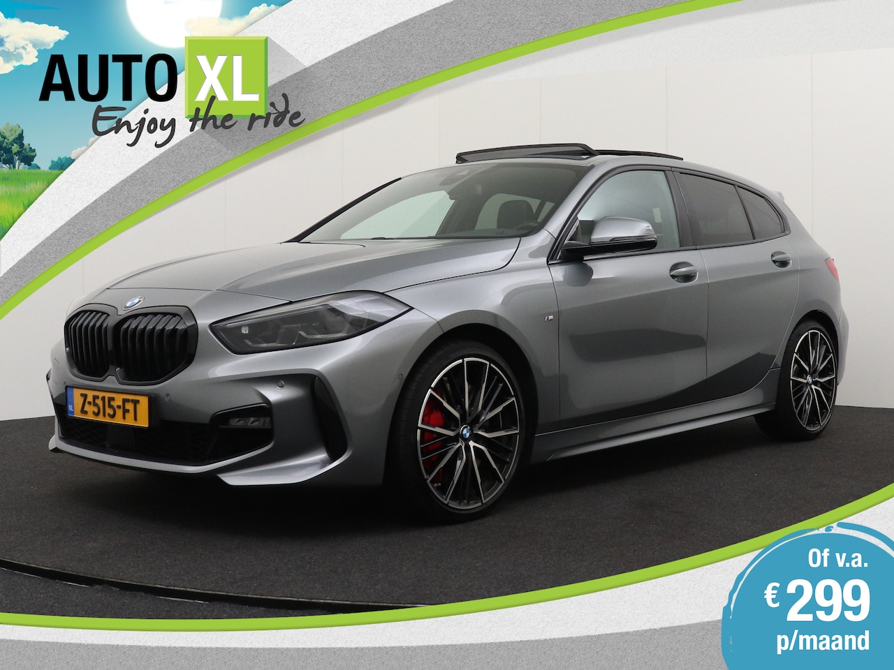 BMW 1-serie - 118i M-Sport Pano-dak 19' LMV Camera Leder Stoel+Stuurverwarming - AutoWereld.nl