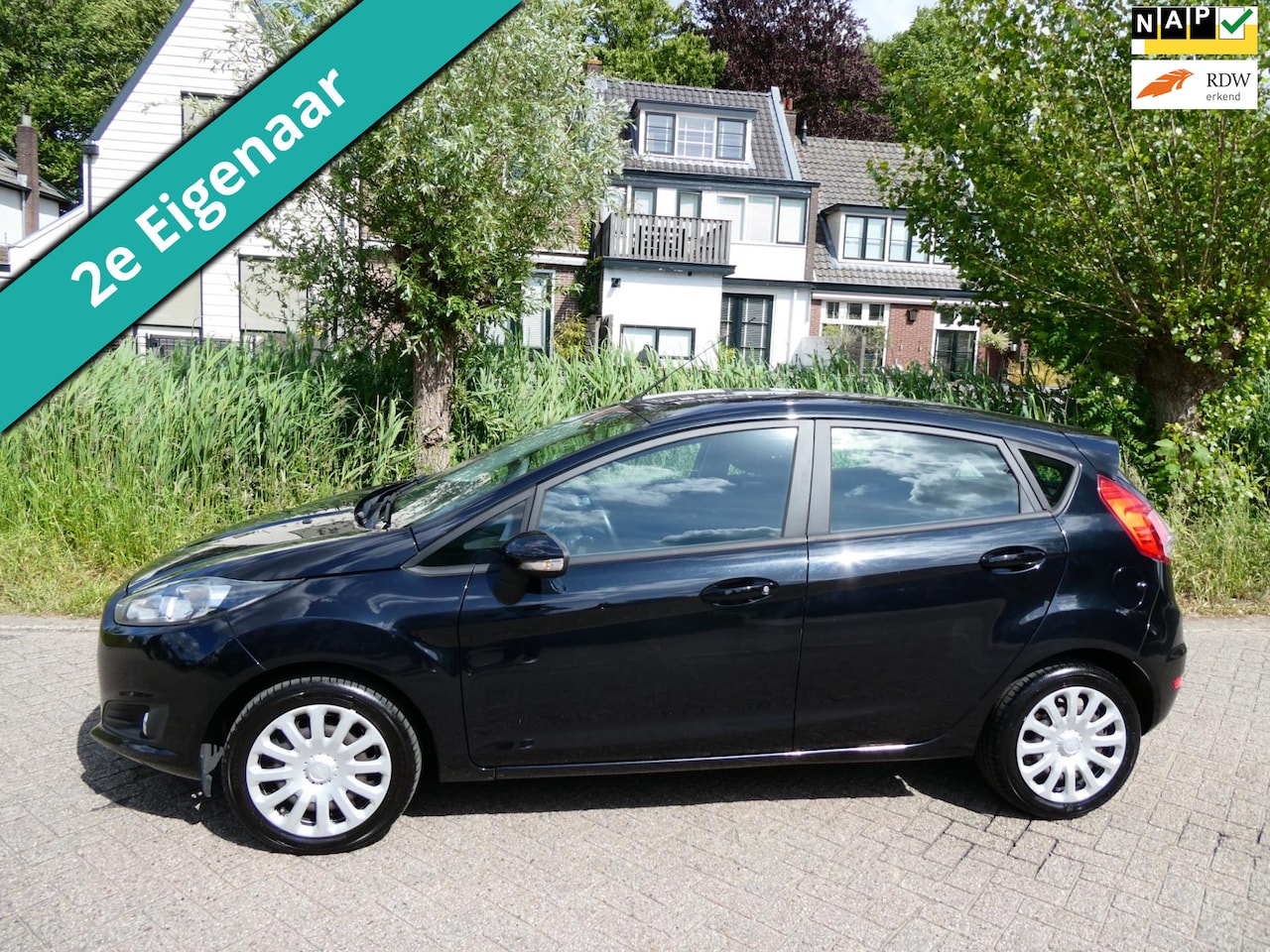 Ford Fiesta - 1.25i 4-Cilinder 82pk Facelift 5-deurs Airco 145.000km Zuinig 2e eig. - AutoWereld.nl