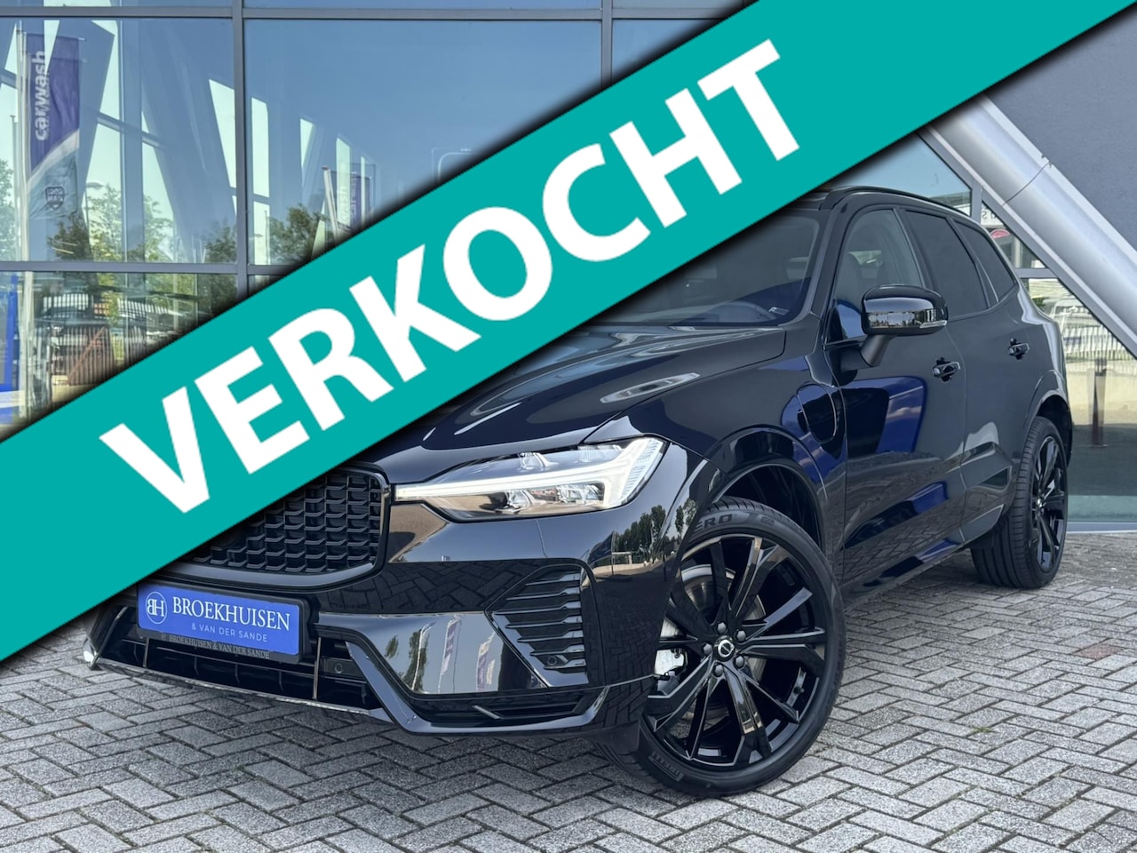 Volvo XC60 - 2.0 T6 Plug-in hybrid AWD Black Edition LONG RANGE 398pk Head Up Display / Panoramadak / S - AutoWereld.nl