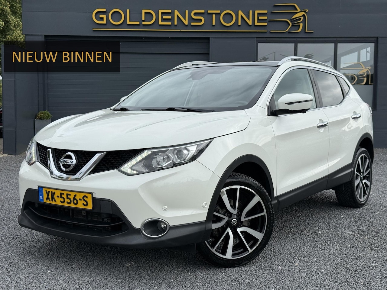 Nissan Qashqai - 1.2 Tekna 1e Eigenaar,Navi,Clima,Pano,Cruise,360 Camera,Elektr. Stoel,Leder,Stoelverw,APK - AutoWereld.nl