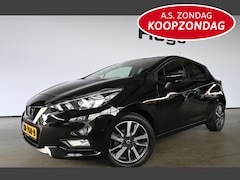 Nissan Micra - 1.0 IG-T N-Connecta Clima Cruise Control Navigatie Camera Goed Onderhouden Inruil Mogelijk