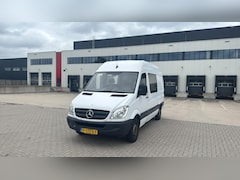 Mercedes-Benz Sprinter - 210 2.2 CDI 366 DC 139.000NAP AIRCO DUBBELE CABINE LANG HOOG WIT 2010