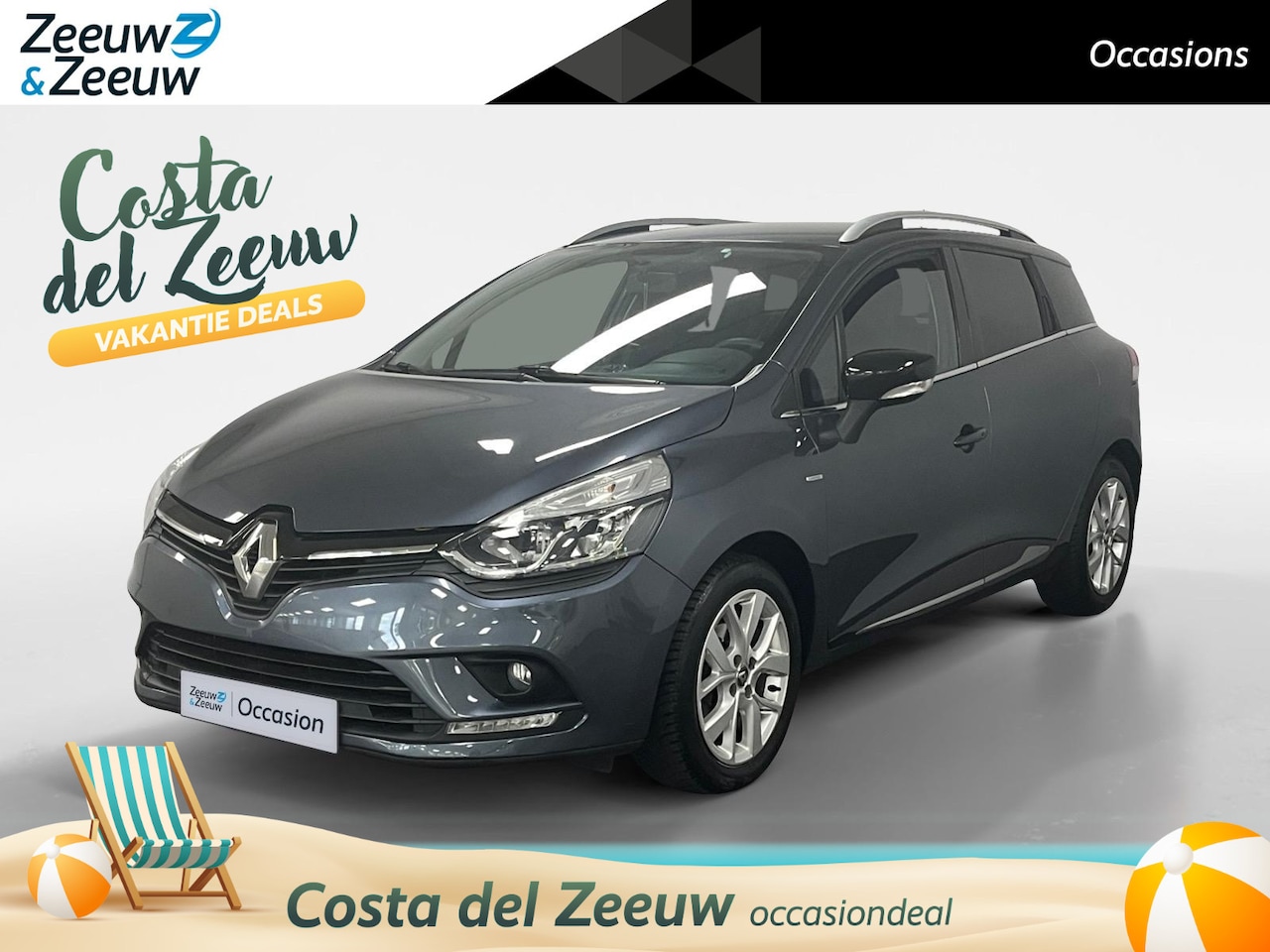 Renault Clio Estate - 0.9 TCe Limited NAVI AIRCO CAMERA PARKEERSENSOREN CRUISE CONTROLE PARKEERSENSOREN LM VELGE - AutoWereld.nl