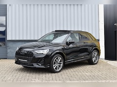 Audi Q3 - 45 TFSI e 245 Pk S-Line Black Ed Pano Memory Leder Matrix ACC Keyless Sfeer Trekhaak 19 In